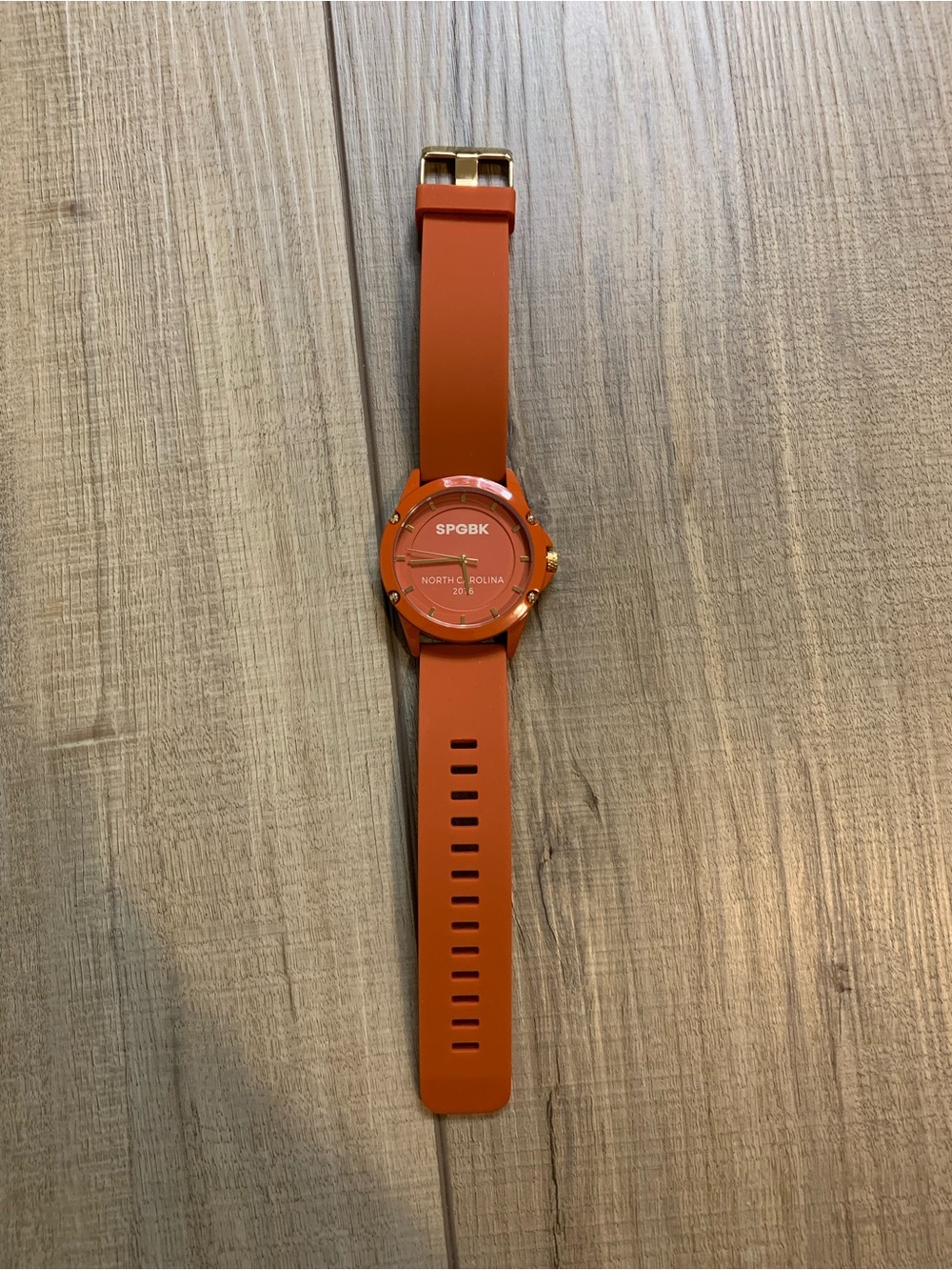 *New* Orange Silicone Strap Watch